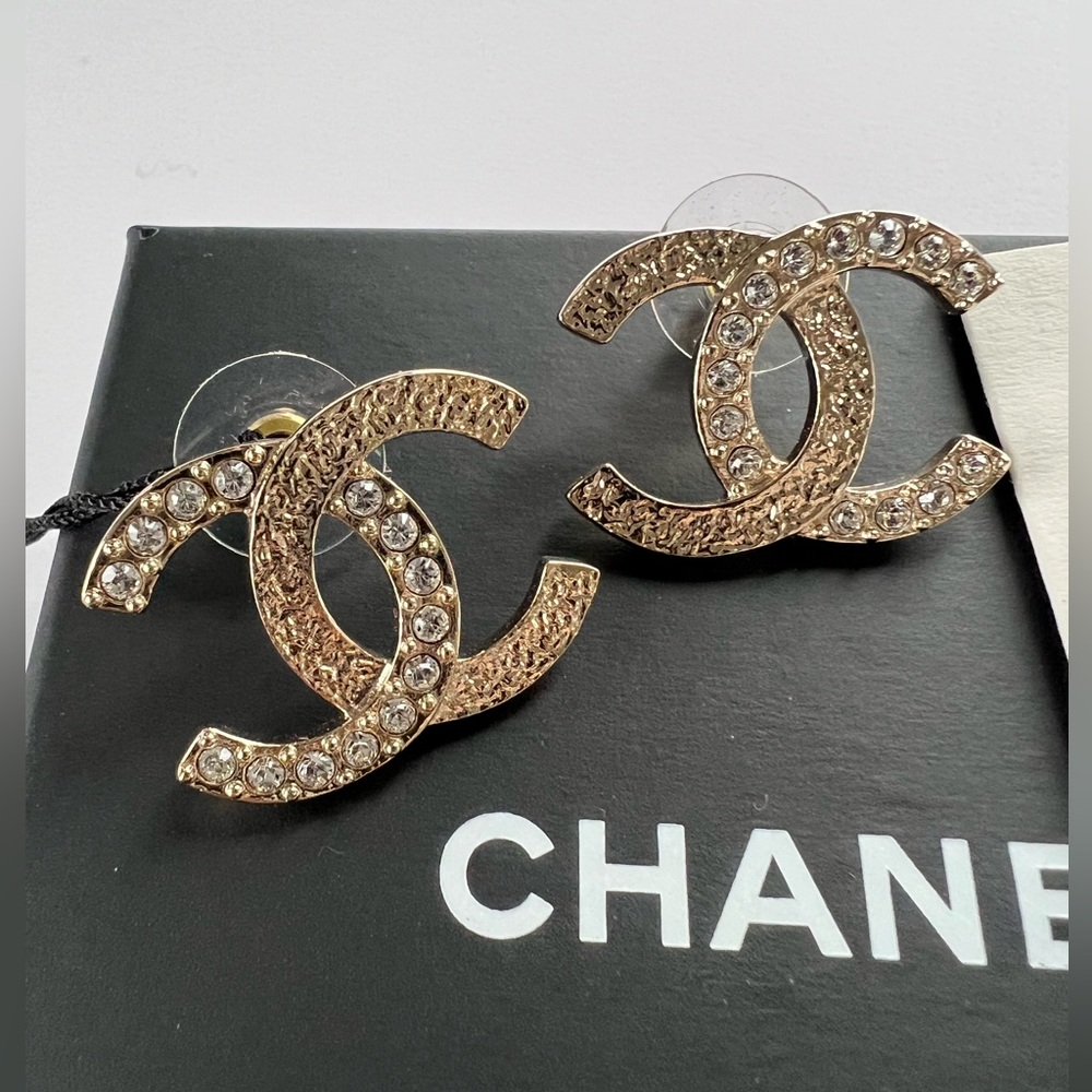 Chanel Crystal Earrings